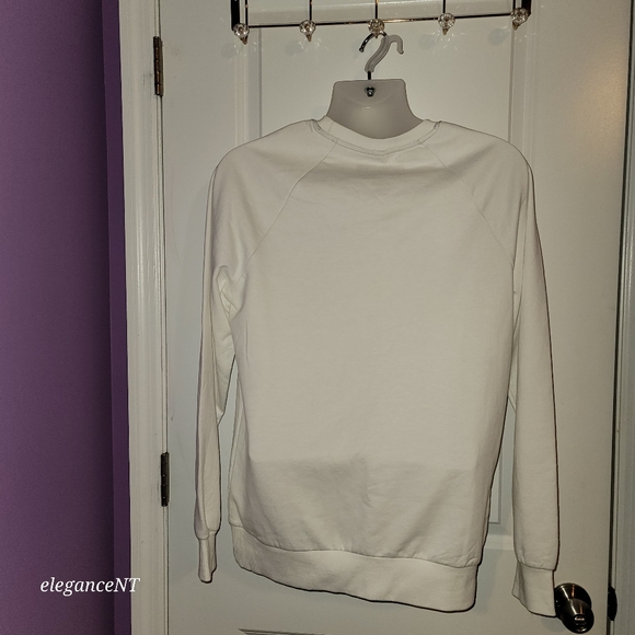 Brooklyn Civilization  Men's White Crew Neck Pullover Sweatshirt  Sz: M - Picture 4 of 7